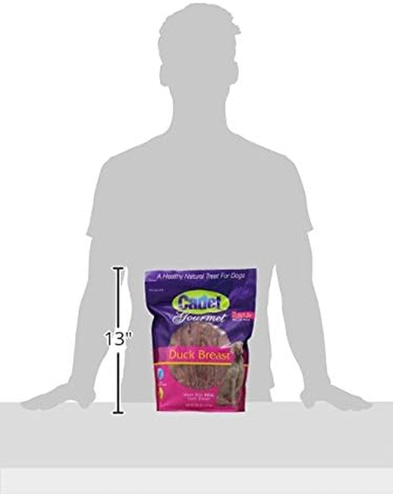 Gourmet Duck Jerky Dog Treats for Training - Healthy & Natural Dog Training Treats for Small & Large Breeds - Inspected & Tested in USA (40 Oz.)