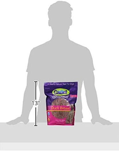 Gourmet Duck Jerky Dog Treats for Training - Healthy & Natural Dog Training Treats for Small & Large Breeds - Inspected & Tested in USA (40 Oz.)