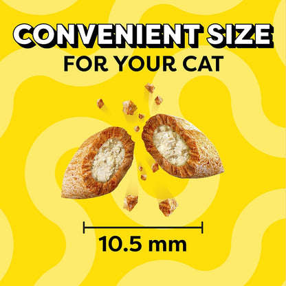 Cat Treats, Classic Crunchy and Soft Cat Treats, Seafood Medley Flavor, 30 Oz. Tub