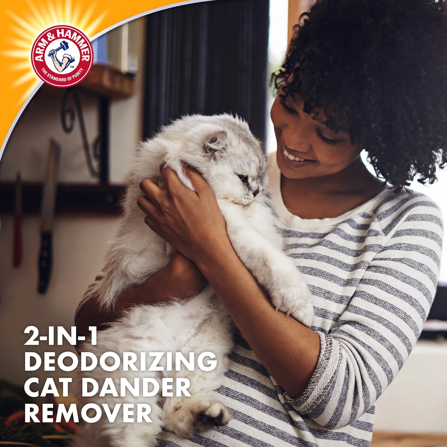 Cat Deodorizing & Dander Reducing Shampoo, Lavender Chamomile Scent, 20 Oz