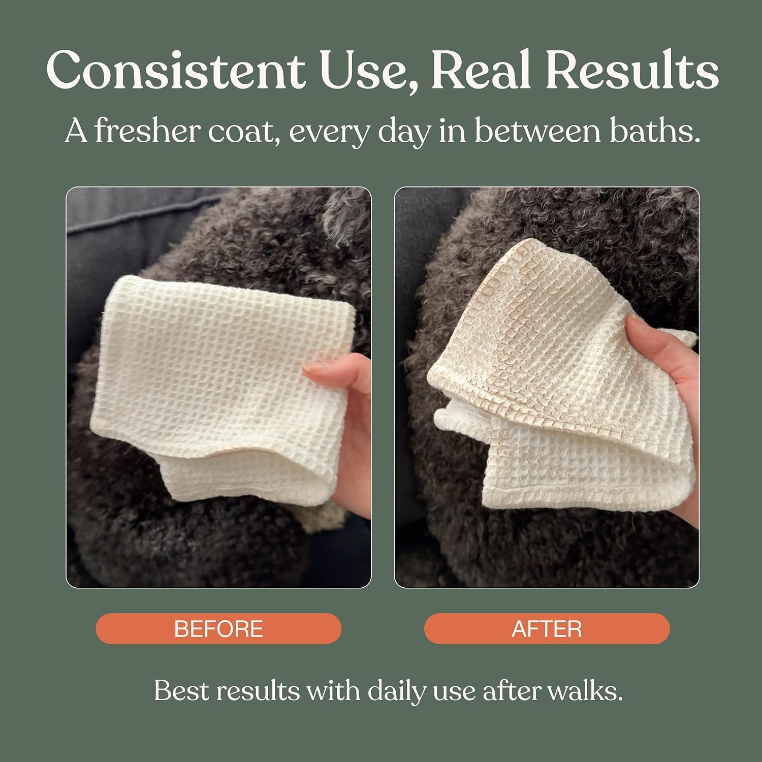 Waterless Dog Shampoo, Fresh Coat, Dog Dry Shampoo, Dry Shampoo for Dogs, No Rinse Fragrance Free Cleansing Spray, Waterless Shampoo for Dogs, Dry Shampoo Alternative, 8.4 Fl Oz