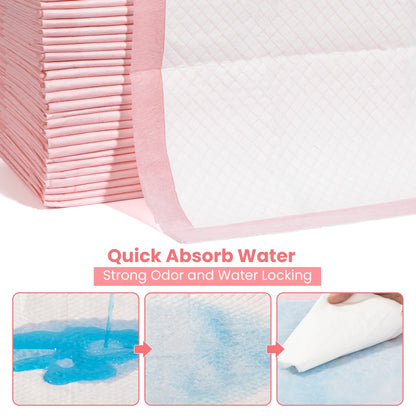 100 Count Disposable Puppy Pee Pads Pet Toilet Training Pads 18" X 13"