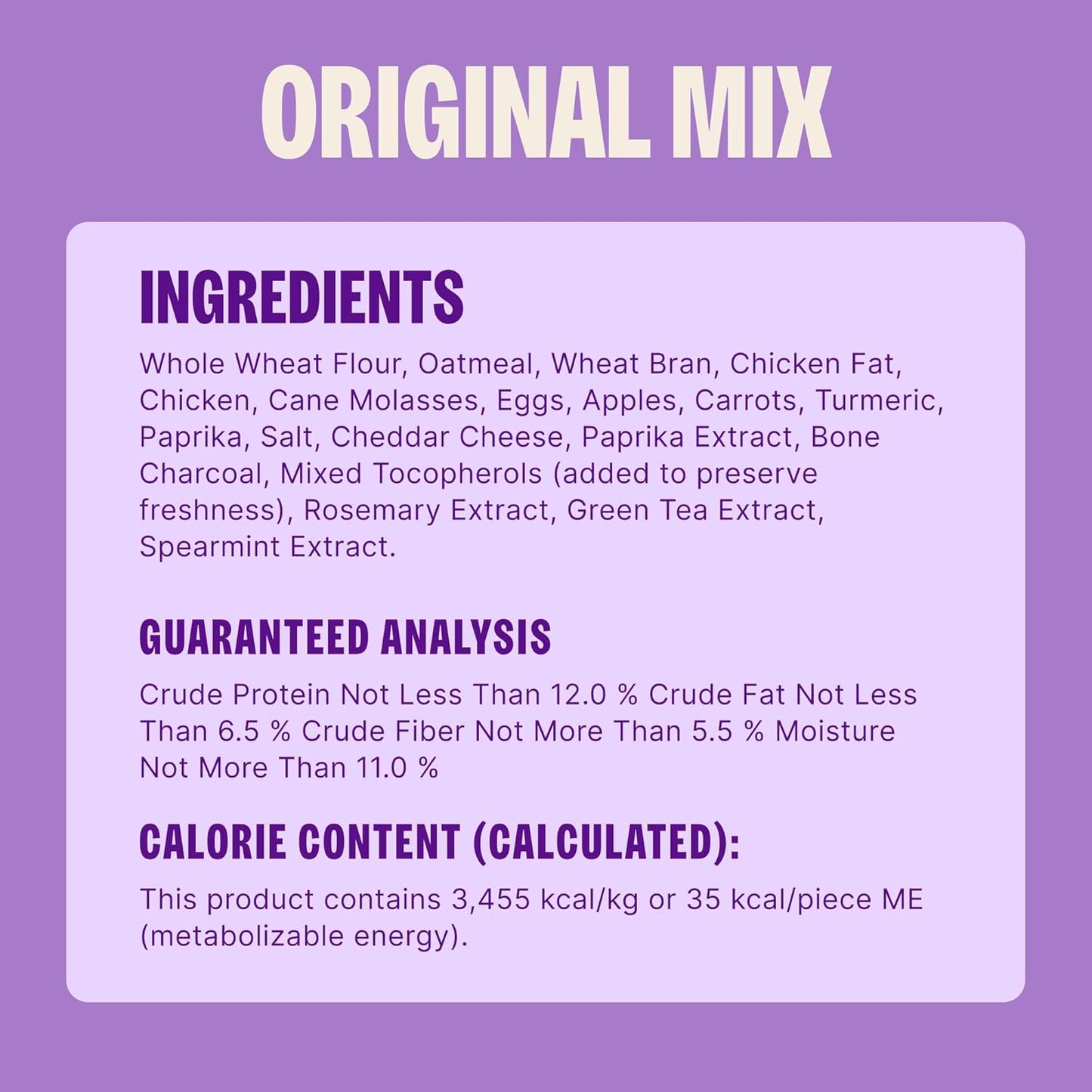 Wellness  Classic Original Mix Dog Biscuits, Natural Training Treats, 4 Flavors, Small Size, 6 Lb Bag