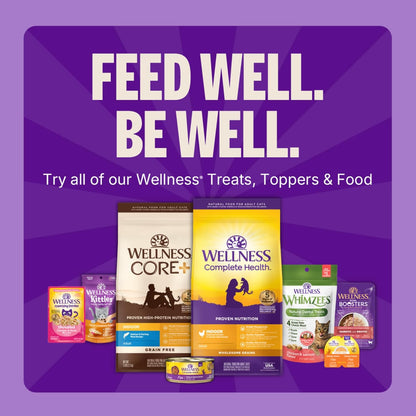Wellness Kittles Crunchy Cat Treats, All Lifestages, Kitten to Senior, Natural, Grain Free, Tuna and Cranberry Flavor, 6 Oz Bag