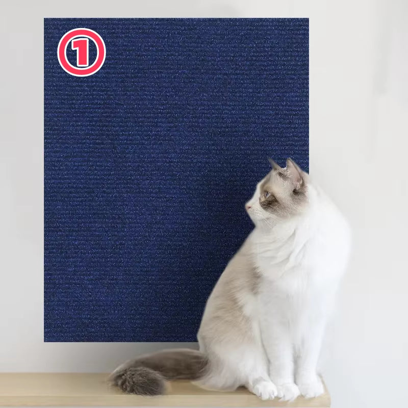 Anti Cat Scratch Sofa Cat Crawling Mat Sofa Protection Grinding Climbing Frame Self-Adhesive Carpet Cats Scratch Board Cat Toys